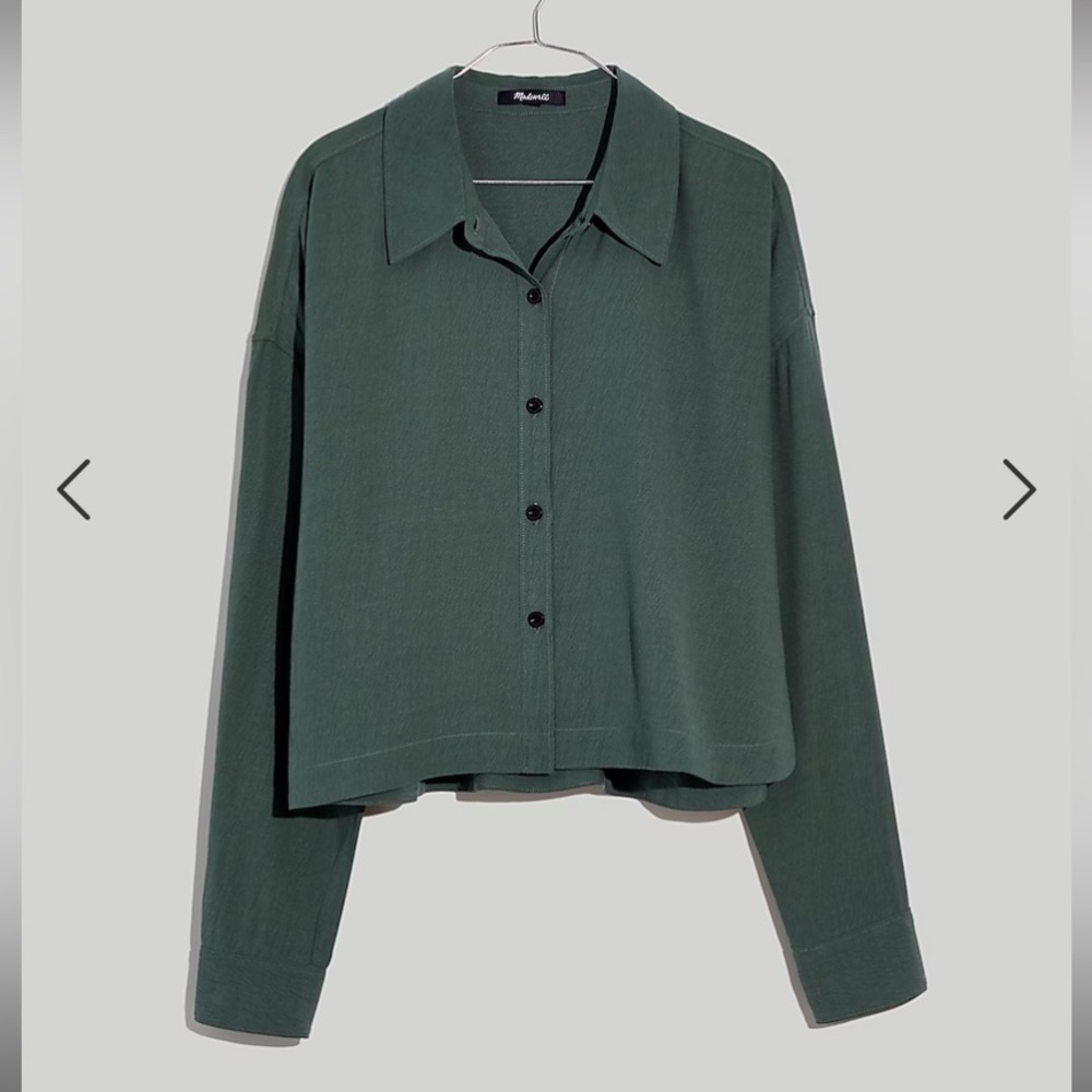 Madewell | Lusterweave Hartfield Crop Blouse